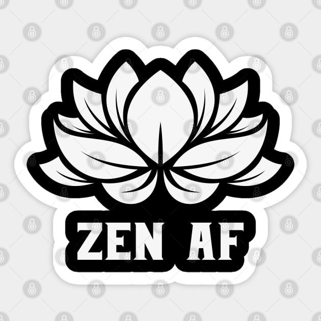 Yoga Serenity: Balance, Mindfulness, and Inner Peace Sticker by Steve